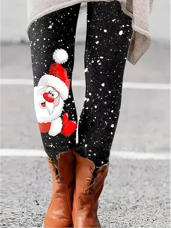 Christmas Print Leggings