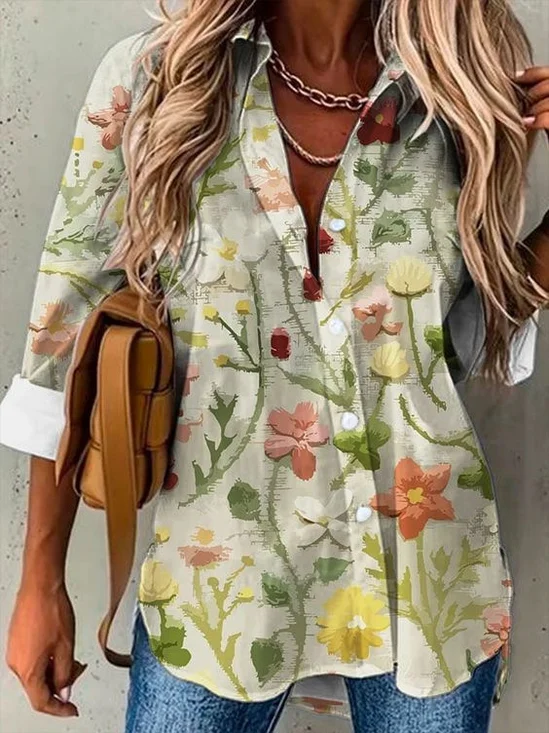 Striped Casual Loose Shirt