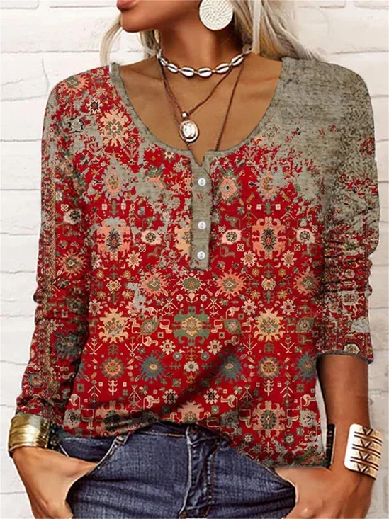 Crew Neck Vintage T-Shirt