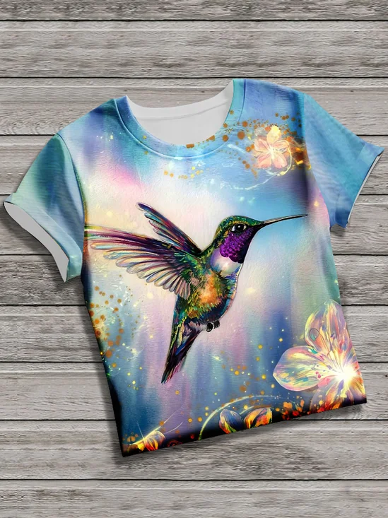 Cotton Crew Neck Casual T-Shirt