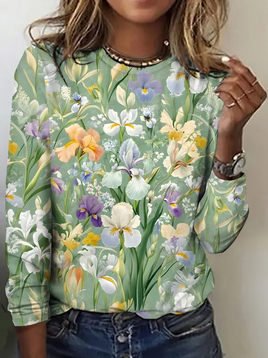 Casual Floral T-Shirt