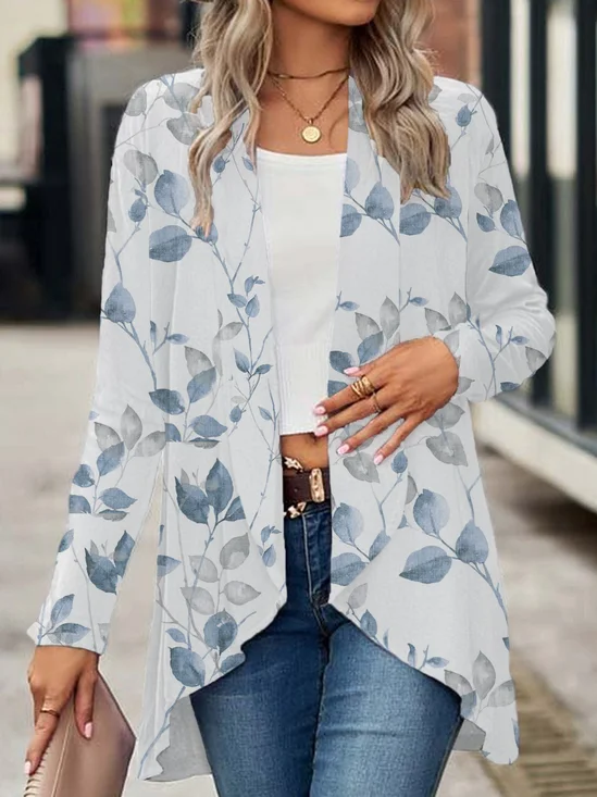Women's Floral Spring Print Casual Fashion Cardigan