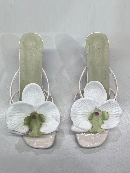 Elegant Summer Plain Wedge Sandal