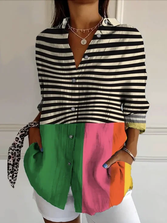 Shirt Collar Casual Shirt