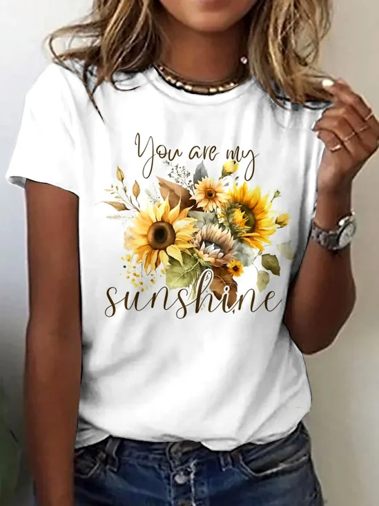 Casual Crew Neck T-Shirt