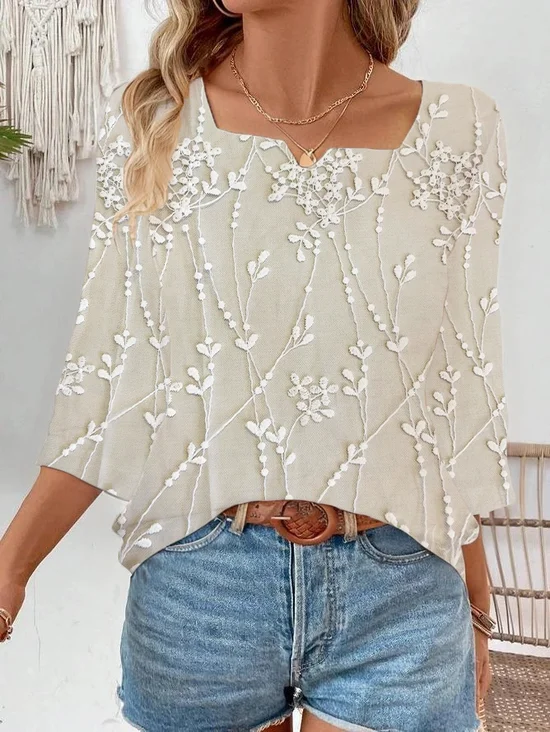 Women's Floral Print Casual Fashion Blouse