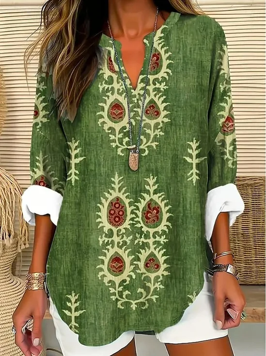 Cotton Simple Blouse
