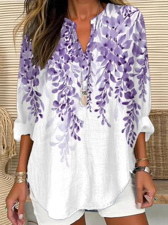 Floral Simple Blouse