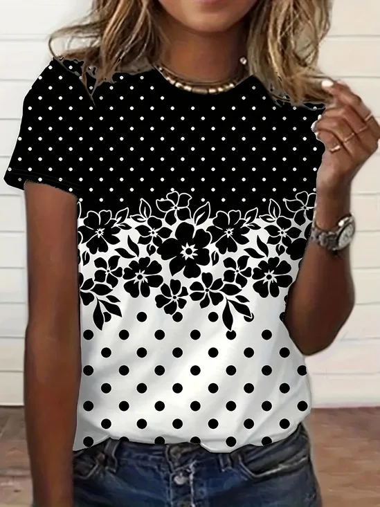 Casual Crew Neck T-Shirt