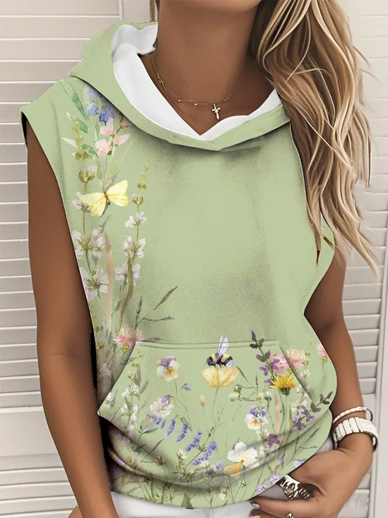 Gradient Pattern Hoodie Casual Hoodie