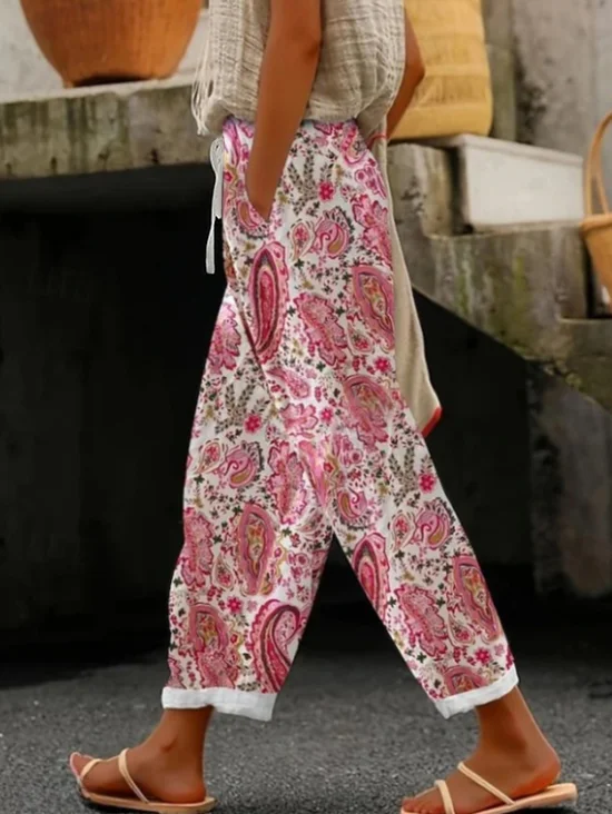 Cotton Casual Regular Fit Pants