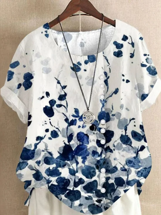 Cotton Casual Blouse