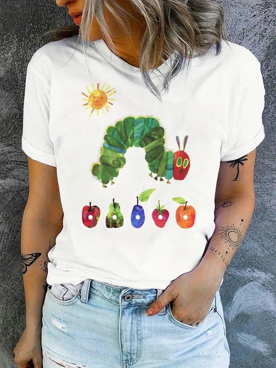 Casual Regular Fit Cotton T-Shirt