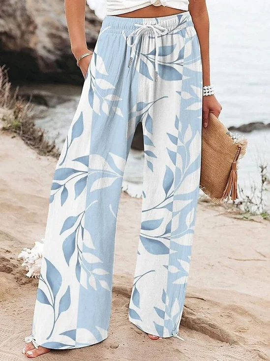 Loose Cotton Casual Pants