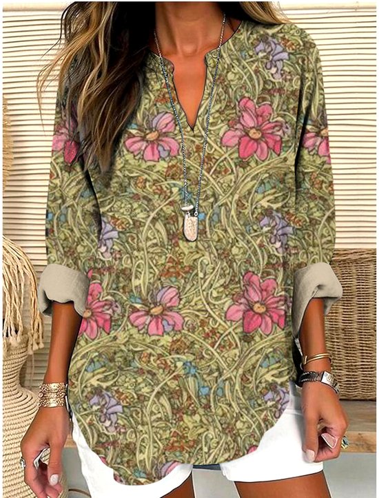 Regular Fit Casual Geometric Shirt