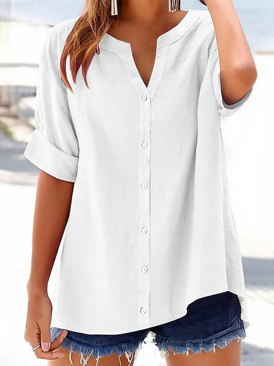 Women's Casual Short Sleeve Shirts