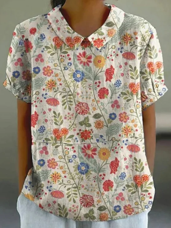 Floral Simple Blouse