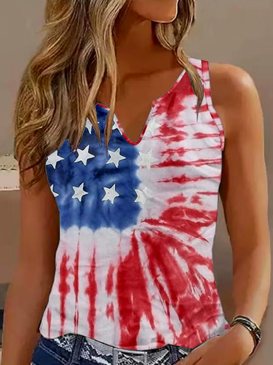 Casual Independence Day Tank Top