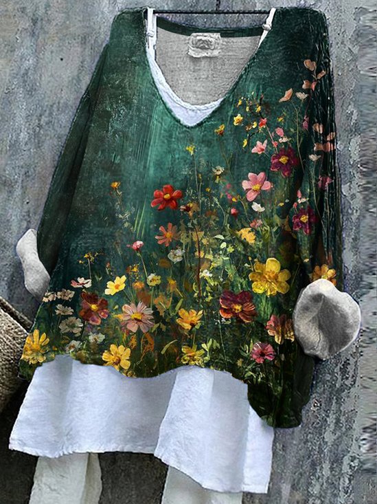 Floral Regular Fit Casual Shirt