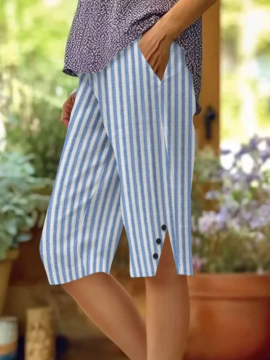 Regular Fit Cotton Casual Pants