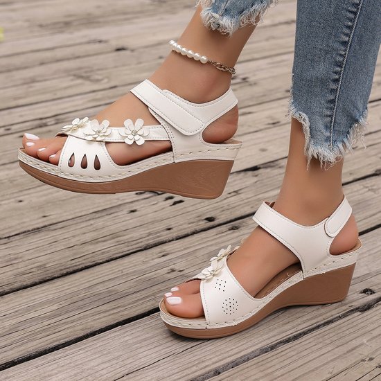 Casual Pu Summer Floral Sandal