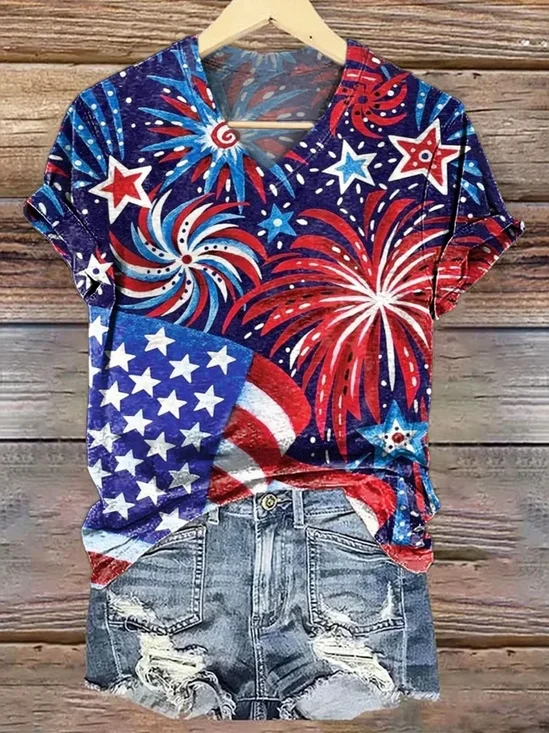 Casual Independence Day T-Shirt