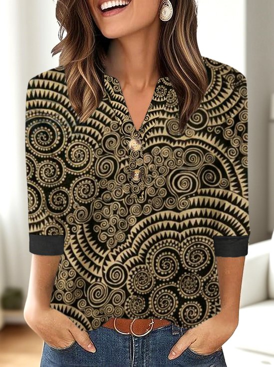 Casual Floral T-Shirt