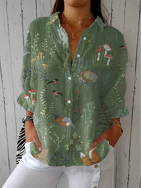 Regular Fit Casual Cotton Shirt Collar Shirt