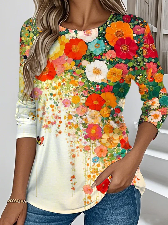 Casual Long Sleeve T-Shirt
