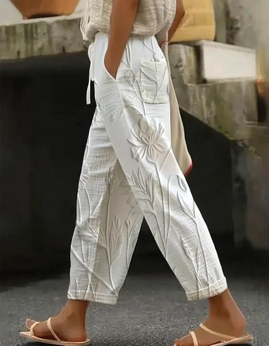Vintage Linen Blend Pants