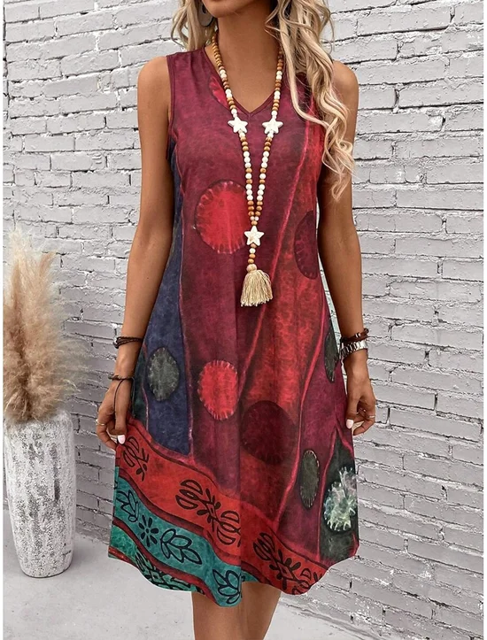Casual Cotton Regular Fit Ethnic Dress With No