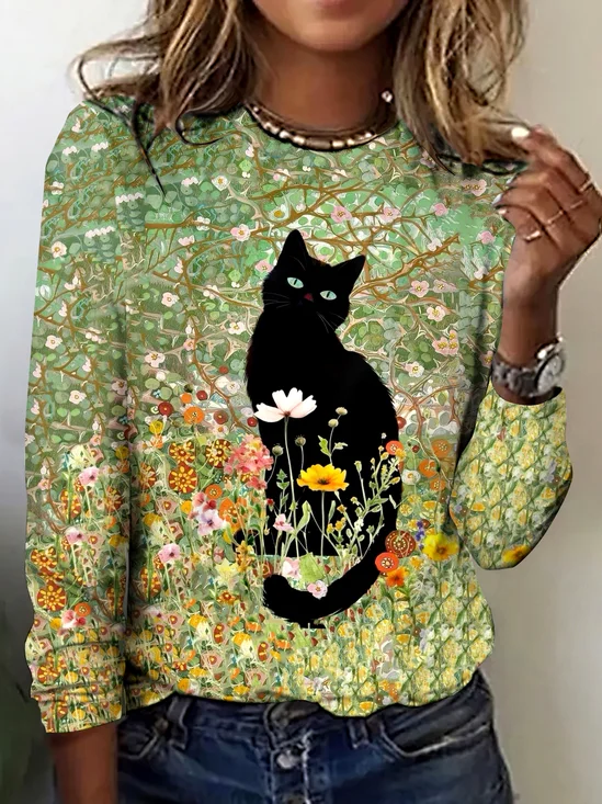 Casual Crew Neck Regular Fit T-Shirt