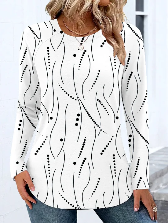 Casual Crew Neck Animal Regular Fit T-Shirt