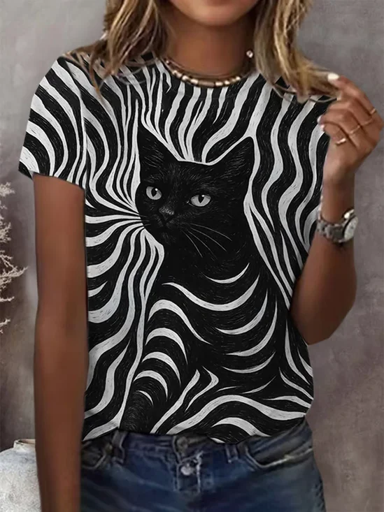 Women's Animals Cats T-shirts