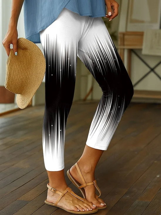 Women's Resort Retro Fashion Ankle High Waist Leggings