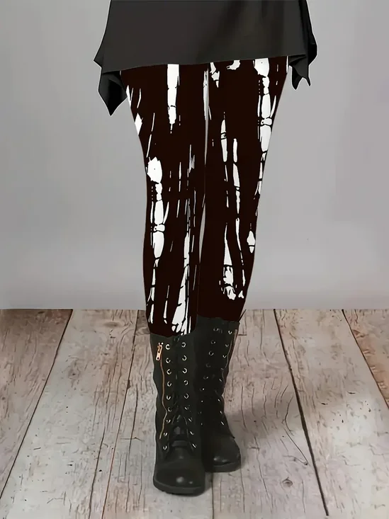 Casual Jersey Printing Leggings