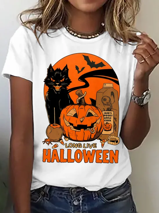 Women's Retro Halloween Horror Season T-Shirt
