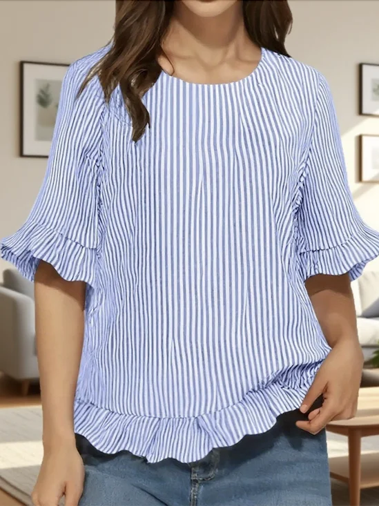 Geometric Casual Regular Fit Shirt