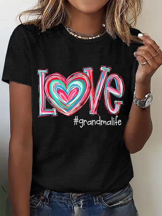 Women's Love Grandma Life T-Shirt