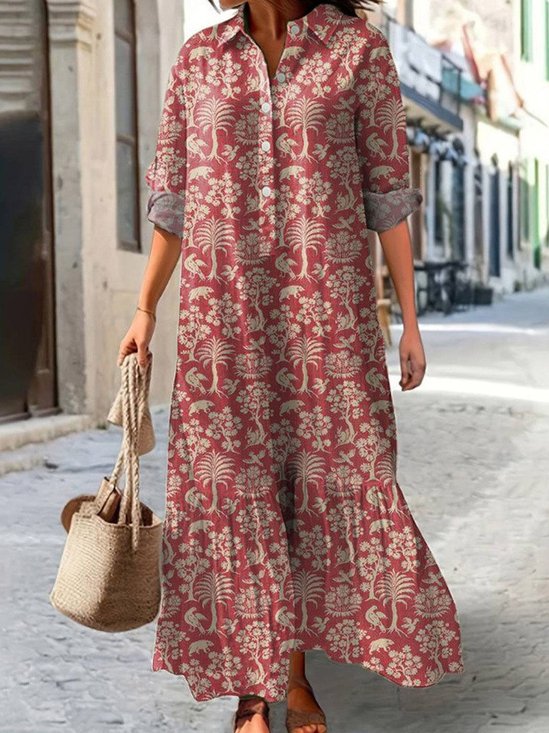 Regular Fit Casual Dress With No