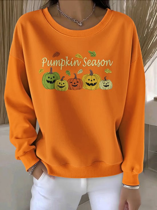 Cotton Casual Regular Fit Sweatshirt