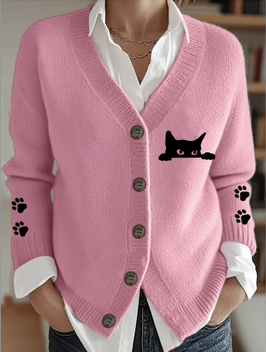 V Neck Regular Fit Cardigan