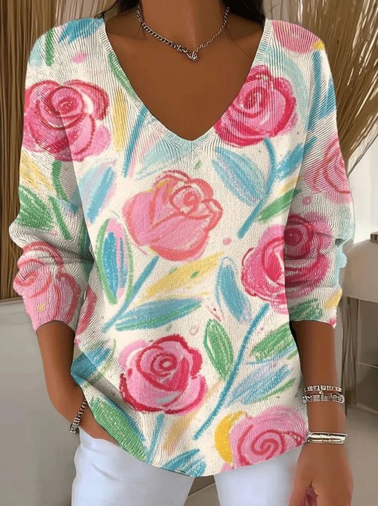 Casual Cotton Sweater