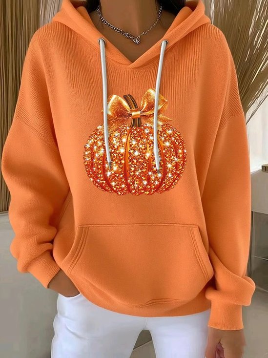 Hooded Casual Regular Fit Hoodie
