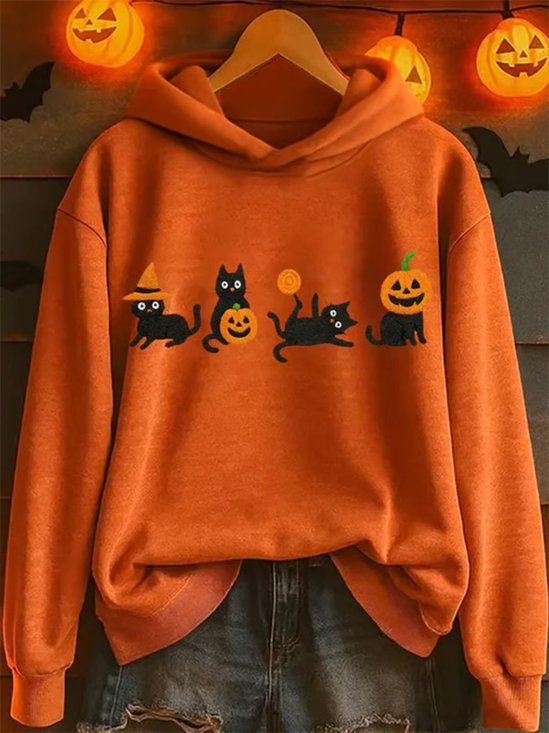 Regular Fit Cotton Vintage Hoodie