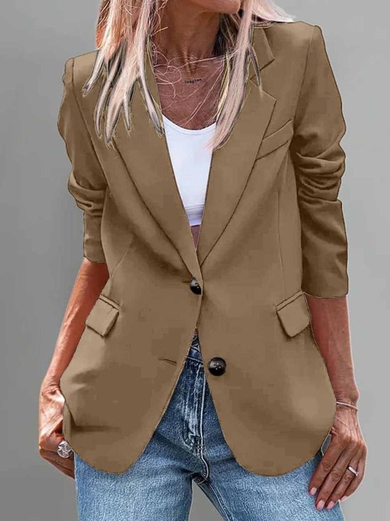 Women's Casual Spring And Autumn Lapel Suit Jacket