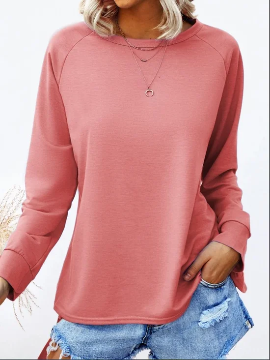 Regular Fit Casual Plain T-Shirt