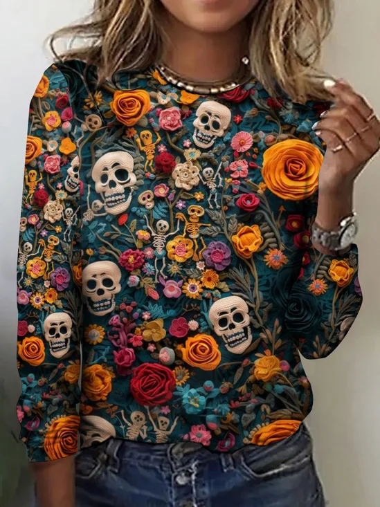 Halloween Cotton Vintage T-Shirt