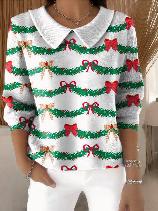 Loose Christmas Casual Imitation Cashmere Sweater