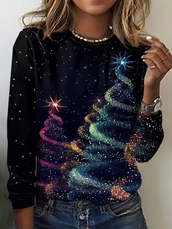 Regular Fit Crew Neck Casual Cotton T-Shirt